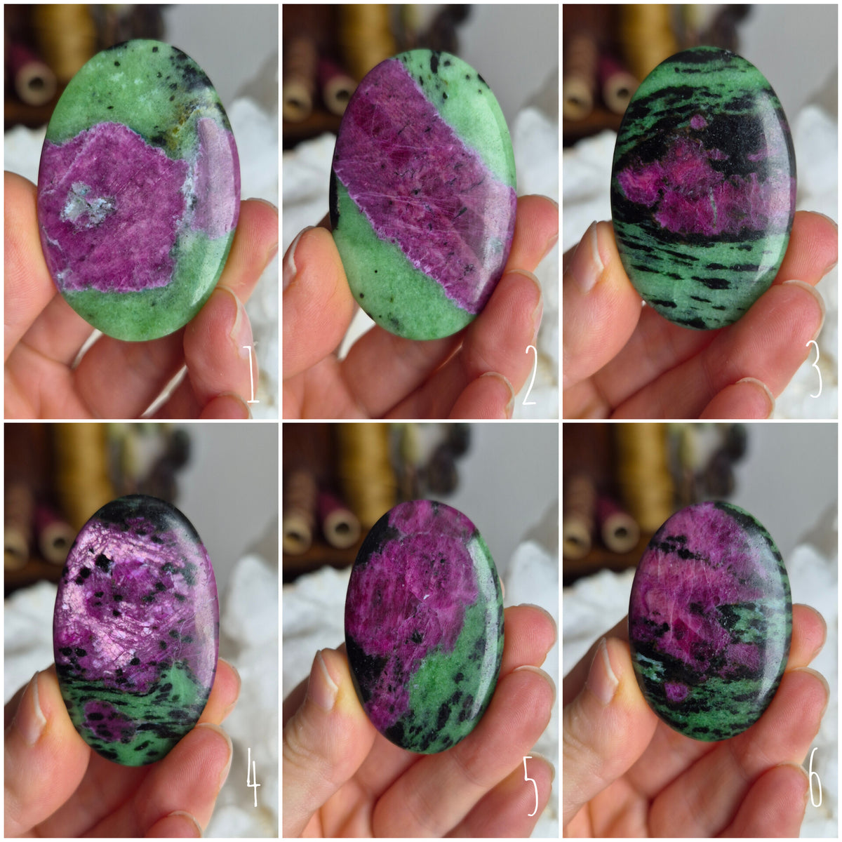 Ruby Fuchsite Large