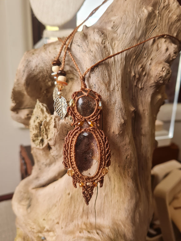Garden Quartz Wrapped in Caramel