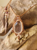 Mini Lotus Garden Quartz Wrapped in Caramel & Cream