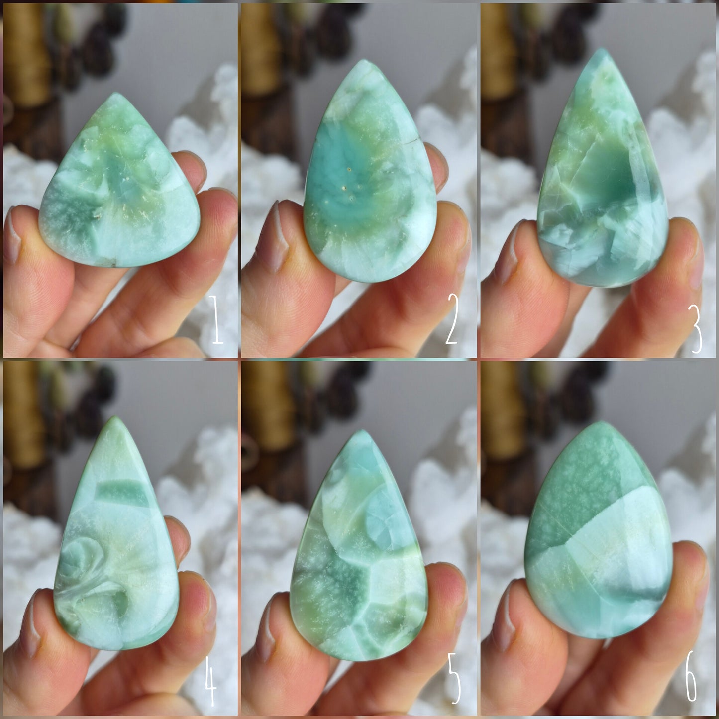Hemimorphite Teardrop