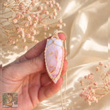 Pink Opal Wrapped in Cream