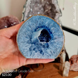 Blue Agate Geode Slab