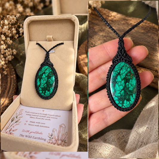 Malacite Wrapped in Black