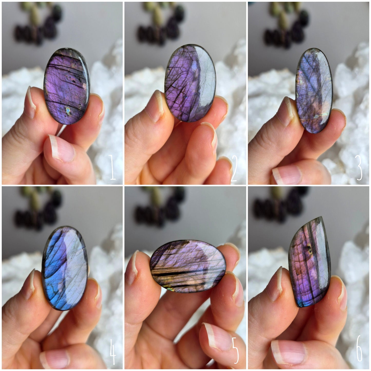 Labradorite Purple