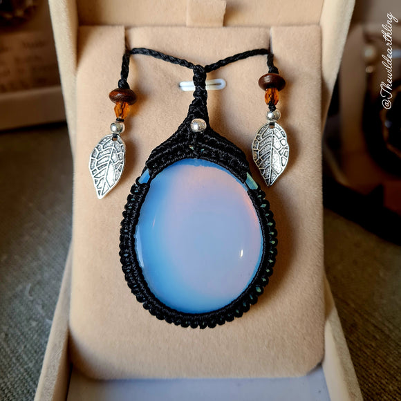 Opalite Wrapped in Black