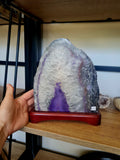 Purple Agate Lamp